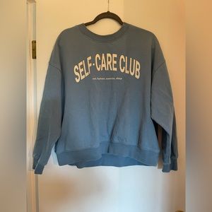 - H&M self care club sweatshirt